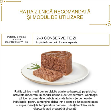 Gourmet Gold Mousse – hrană umedă completă pentru pisici adulte, cu vită, conservă 85 g